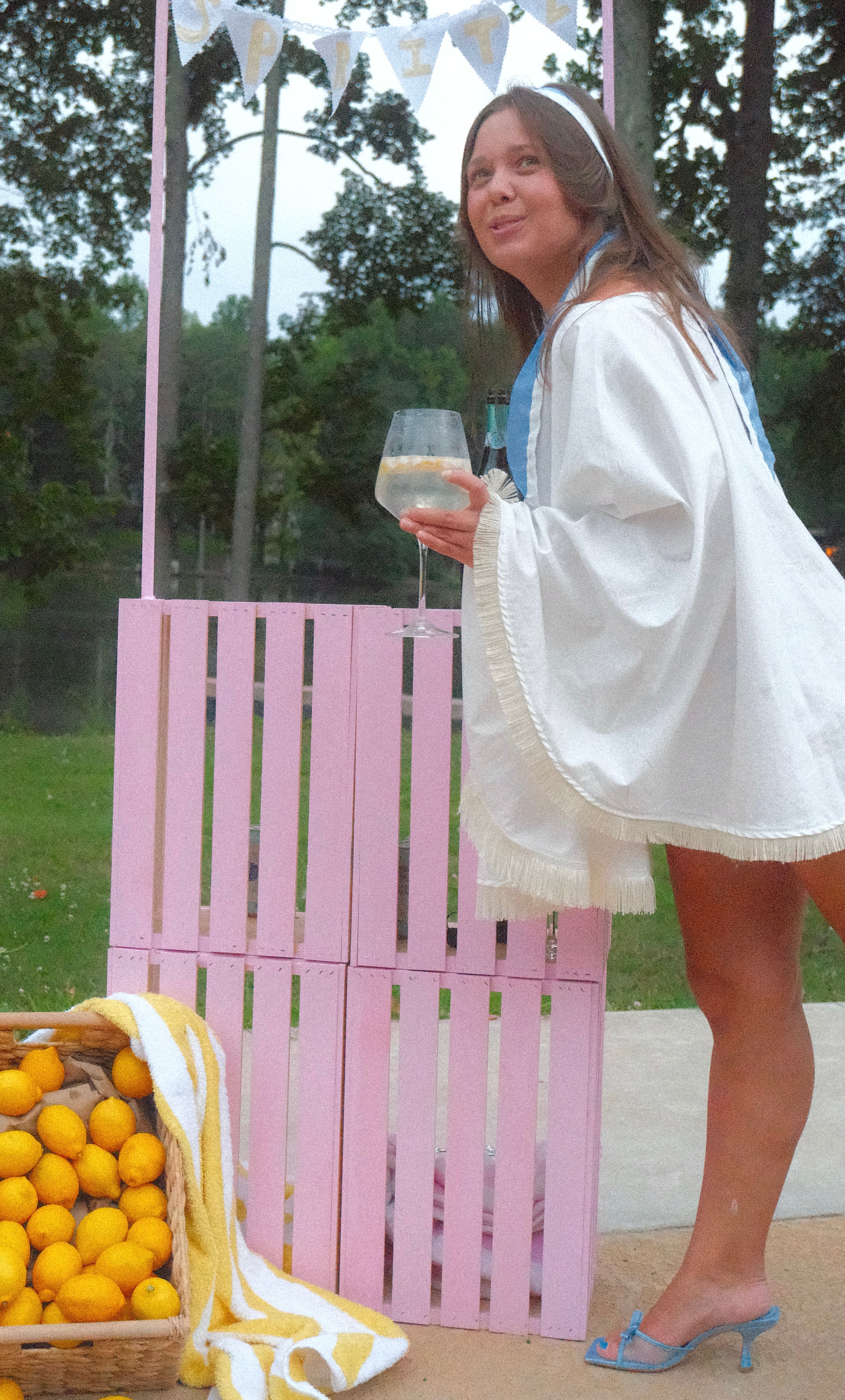 Bridal Poolside Cape in Ivory