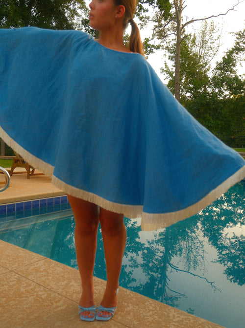 Cool Auntie Poolside Cape in Provence Blue